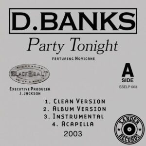 D.Banks - Party Tonight (VLS) (Unreleased)