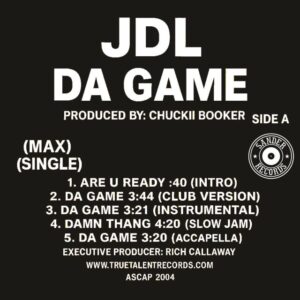 JDL - Da Game (VLS) (Unreleased)