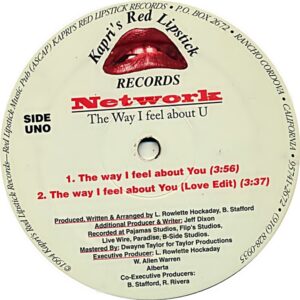 Network - The Way I Feel About U (VLS) (Rare)