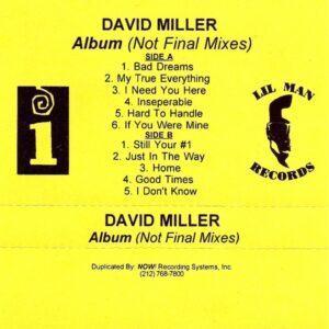 David Miller - Home (Unreleased)