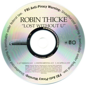 Robin Thicke - Lost Without U (Promo CDS)